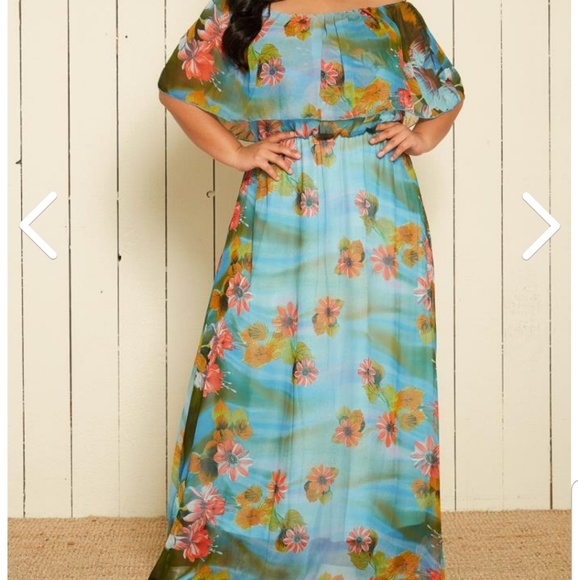 asoph Dresses & Skirts - Off Shoulder Maxi Dresses